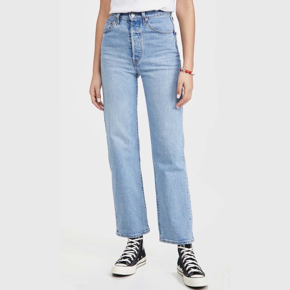 LEVI'S Ribcage Straight Ankle Jean in Tango Gossip